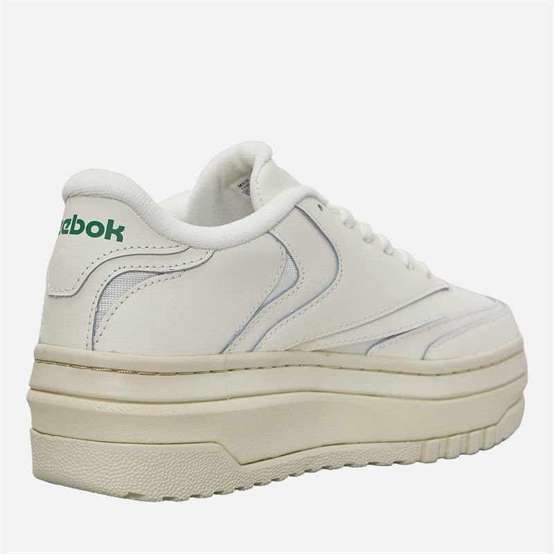 Reebok Club C Extra Trainers Chalk/Chalk/Glen Green - Image 5