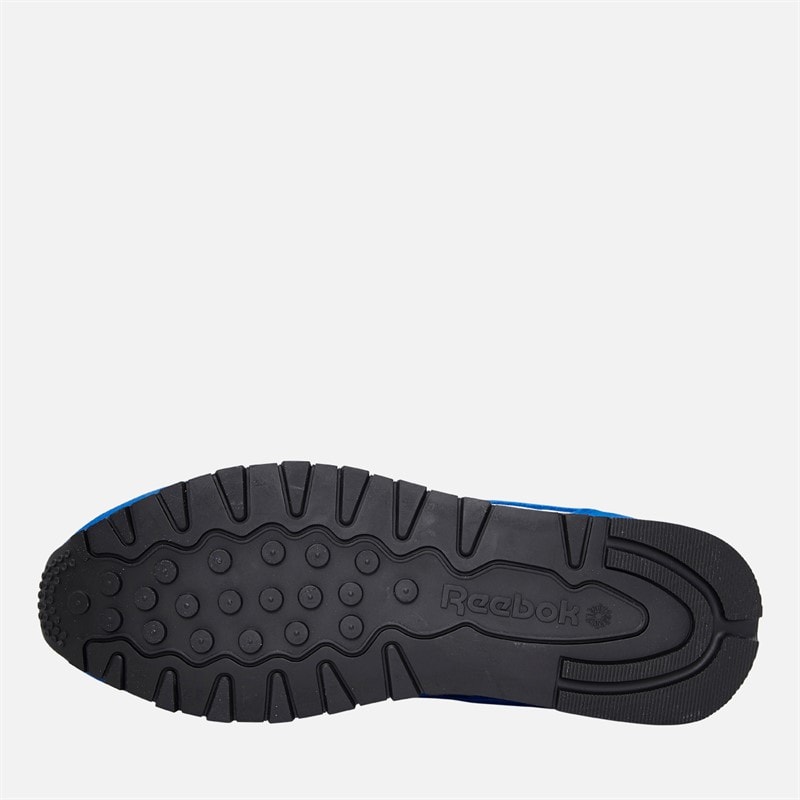 Reebok Classic Leather Trainers Boundless Blue/Chalk/Grey 3 - Image 2