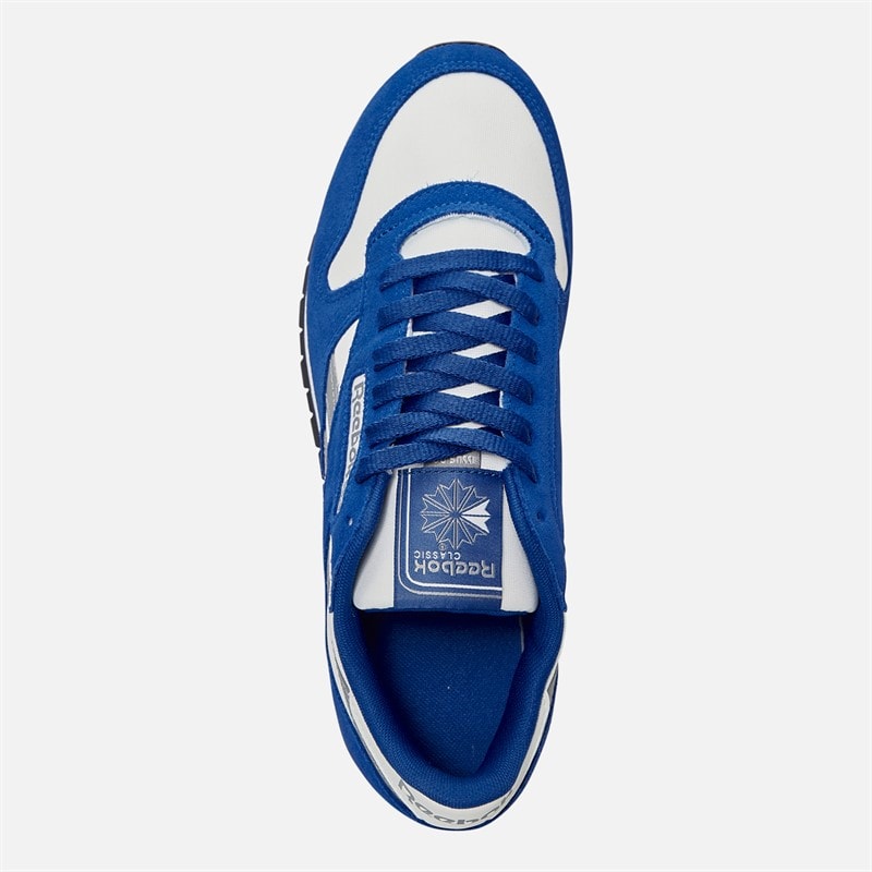 Reebok Classic Leather Trainers Boundless Blue/Chalk/Grey 3 - Image 4
