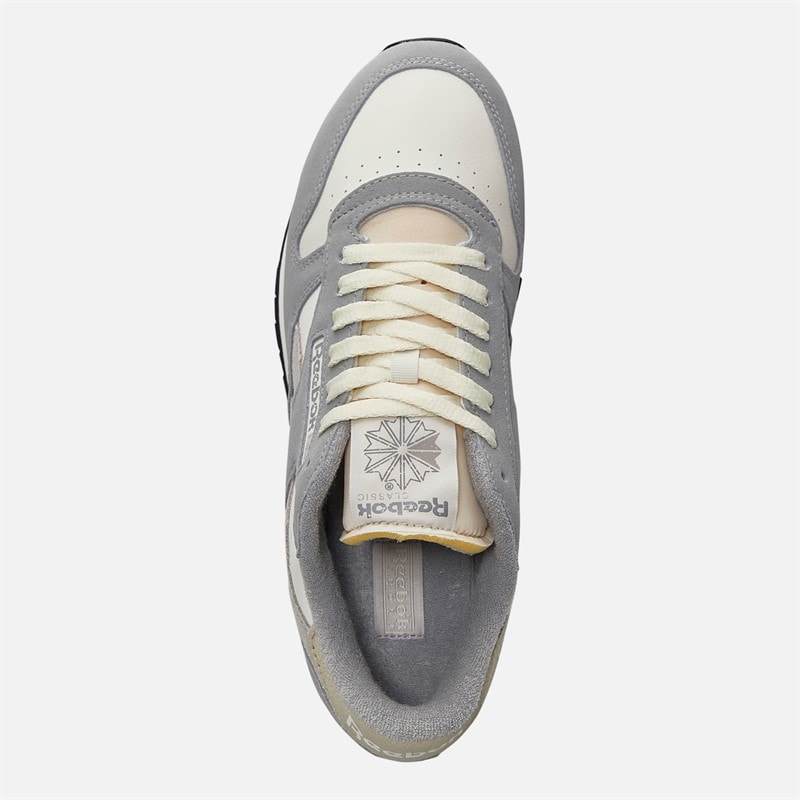 Reebok Classic Leather Trainers Chalk/Grey/Moonstone - Image 4