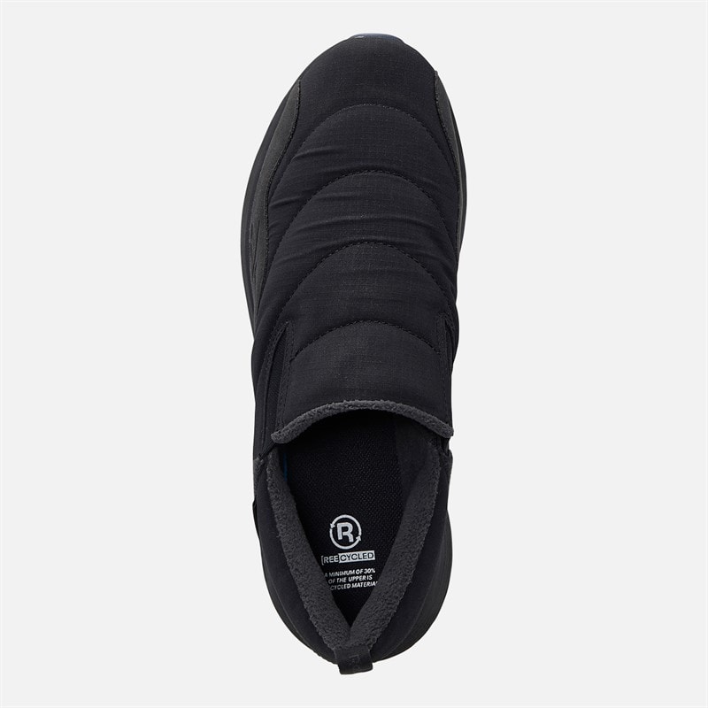 Reebok DMX Comfort + Slip On Winter Walking Shoes Black/Grey - Image 4