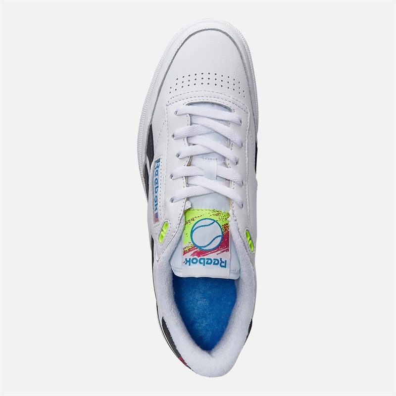 Reebok Club C Revenge Vintage '90s Tennis' Trainers White/White/Black - Image 4