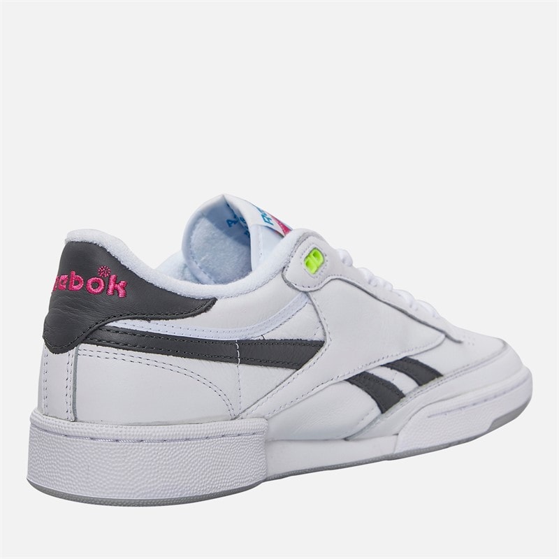 Reebok Club C Revenge Vintage '90s Tennis' Trainers White/White/Black - Image 5