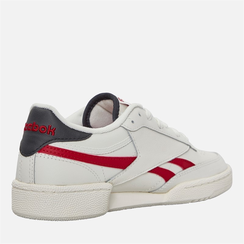 Reebok Mens Club C Revenge Trainers Chalk/Flash Red/Black - Image 5