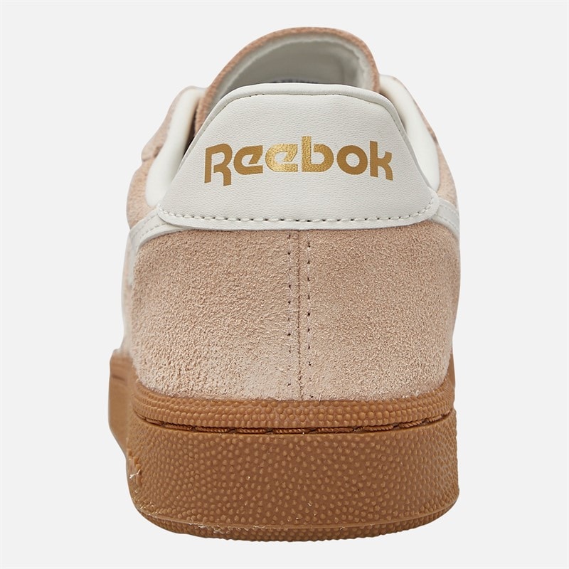 Reebok Womens Club C Grounds UK Trainers Washed Clay/Chalk/Gum - Image 3