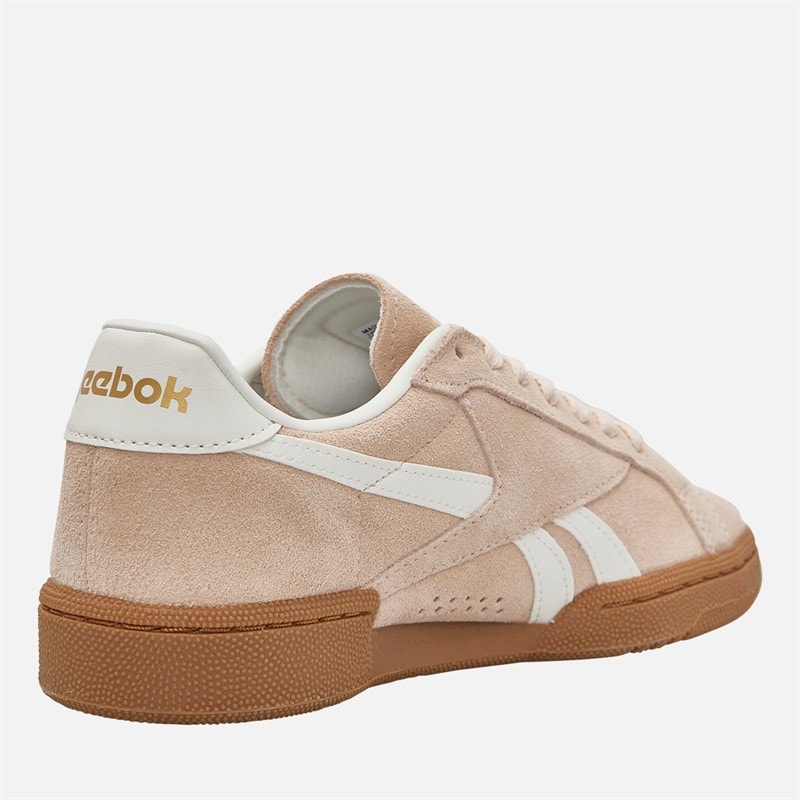 Reebok Womens Club C Grounds UK Trainers Washed Clay/Chalk/Gum - Image 5