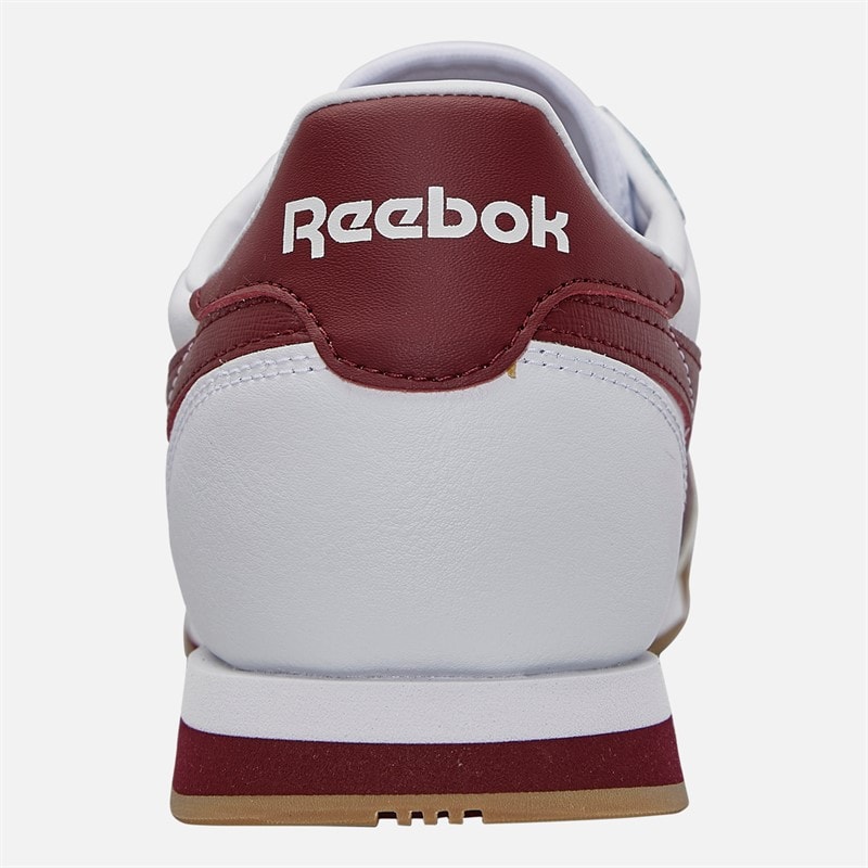 Reebok Campio XT Trainers White/Classic Burgundy/Gum - Image 3