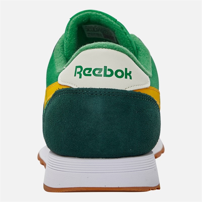 Reebok Mens Classic Nylon Trainers Glen Green/Forest - Image 3