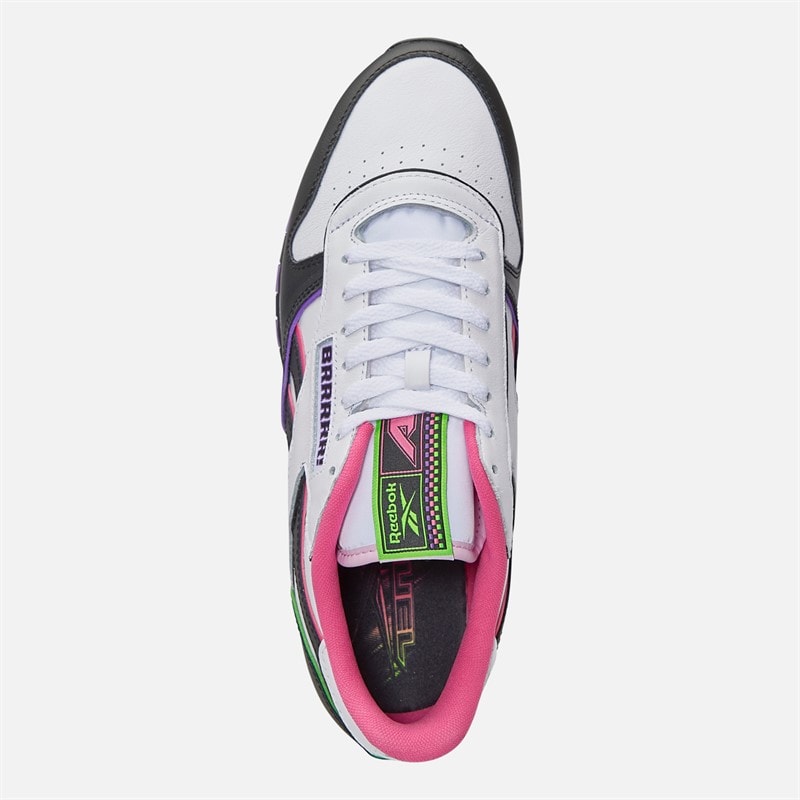 Reebok X Anuel AA Classic Leather 'Soy Leyenda' Trainers Black/White/Pink - Image 4