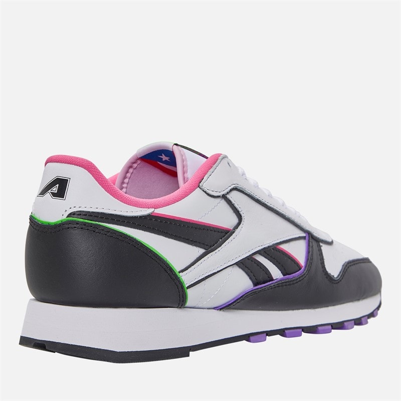 Reebok X Anuel AA Classic Leather 'Soy Leyenda' Trainers Black/White/Pink - Image 5