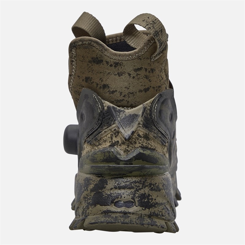 Reebok X Universal Monsters Instapump Fury 94 Mid 'Creature From The Black Lagoon' Trainers Green/Green/Black - Image 3