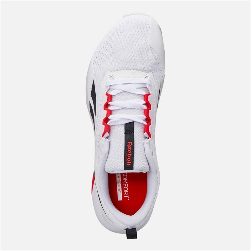 Reebok Mens Nanoflex TR 2 Training Shoes White/Black/Energy Red - Image 4