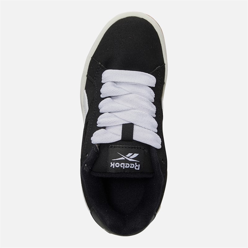 Reebok Kids Retro Mega Trainers Black/White/Gum - Image 4
