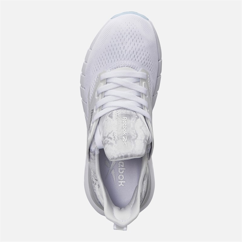 Reebok Womens Nano Gym Training Shoes White/Silver Metallic/Barely Grey - Image 4