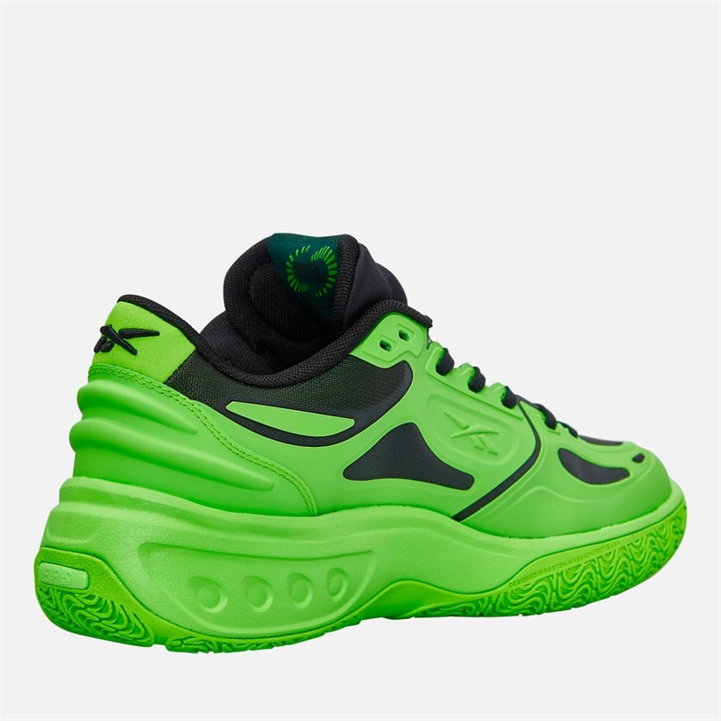 Reebok Engine A Basketball Shoes Solar Lime/Solar Lime/Black - Image 5