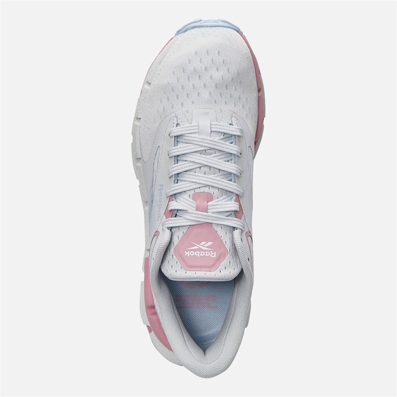 Reebok Womens Floatzig Symmetros Neutral Running Shoes Moon/Dusty Rose/Y2K Blue - Image 4