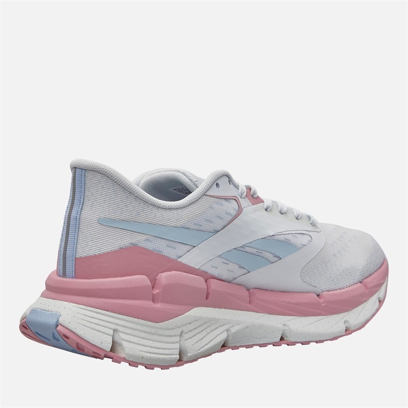 Reebok Womens Floatzig Symmetros Neutral Running Shoes Moon/Dusty Rose/Y2K Blue - Image 5