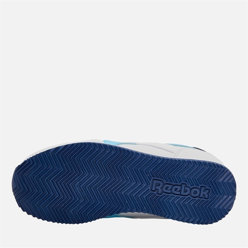 Reebok Junior Boys Royal Classic Jog 3.0 Trainers White/Digitalblue/Batik Blue - Image 2