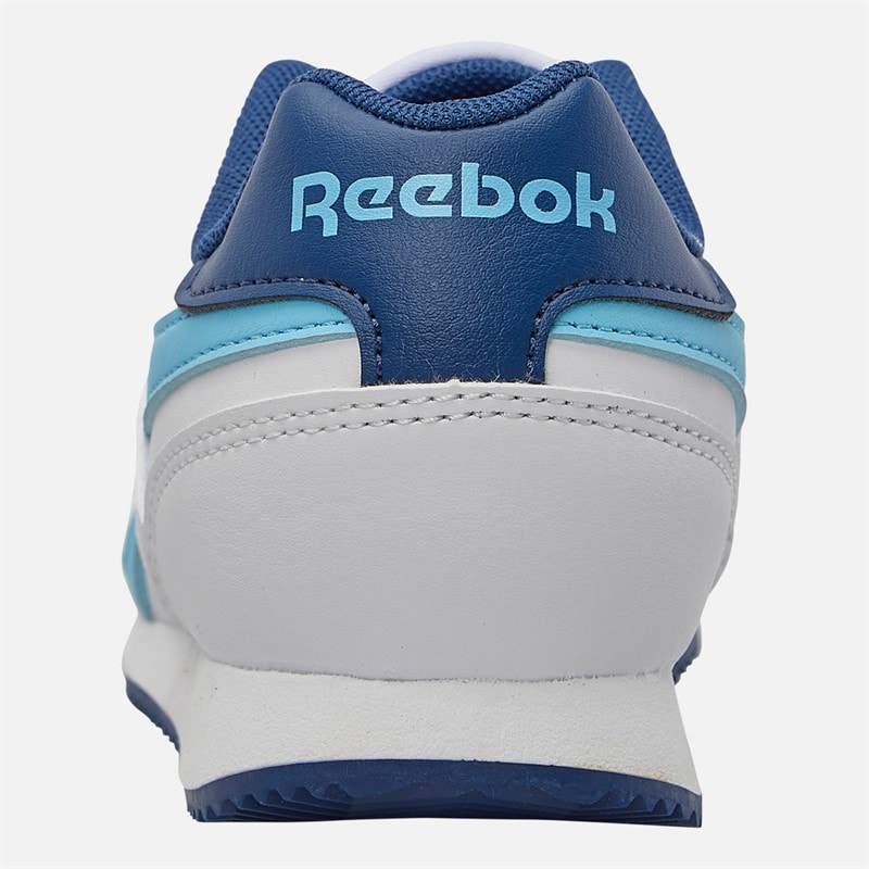 Reebok Junior Boys Royal Classic Jog 3.0 Trainers White/Digitalblue/Batik Blue - Image 3