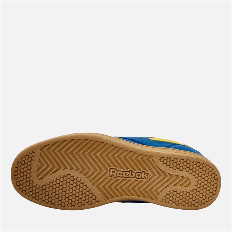 Reebok Junior Smash Edge Trainers Optimum Blue/Golden Haze/Gum - Image 2
