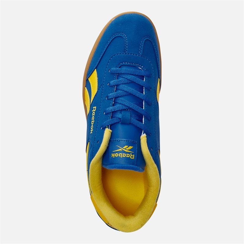 Reebok Junior Smash Edge Trainers Optimum Blue/Golden Haze/Gum - Image 4