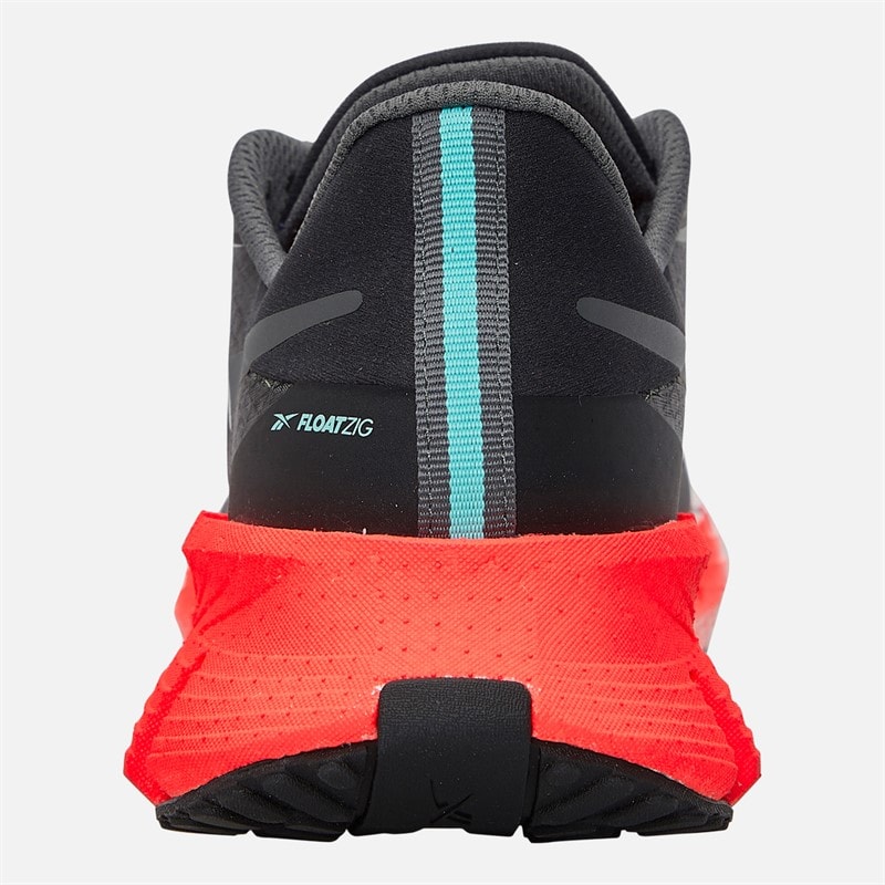 Reebok Mens FloatZig 1 Neutral Running Shoes Black/Grey/White - Image 3