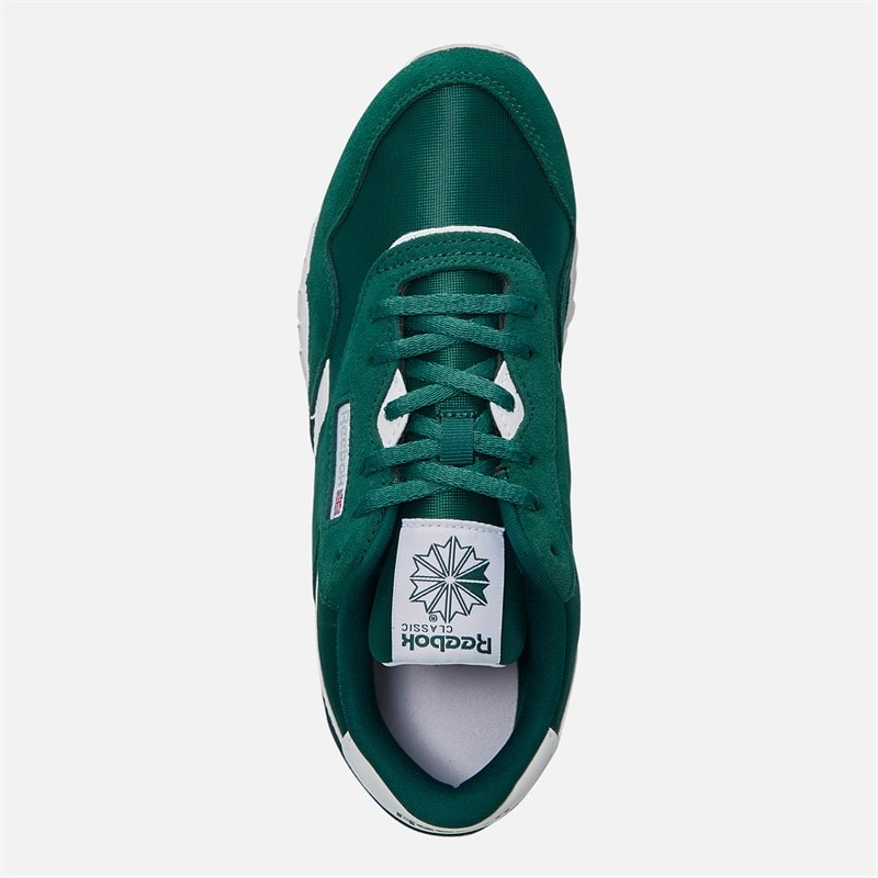 Reebok Junior Classic Nylon Trainers Metal Green/White/Metal Green Metalgreen/White/Metal Green - Image 4