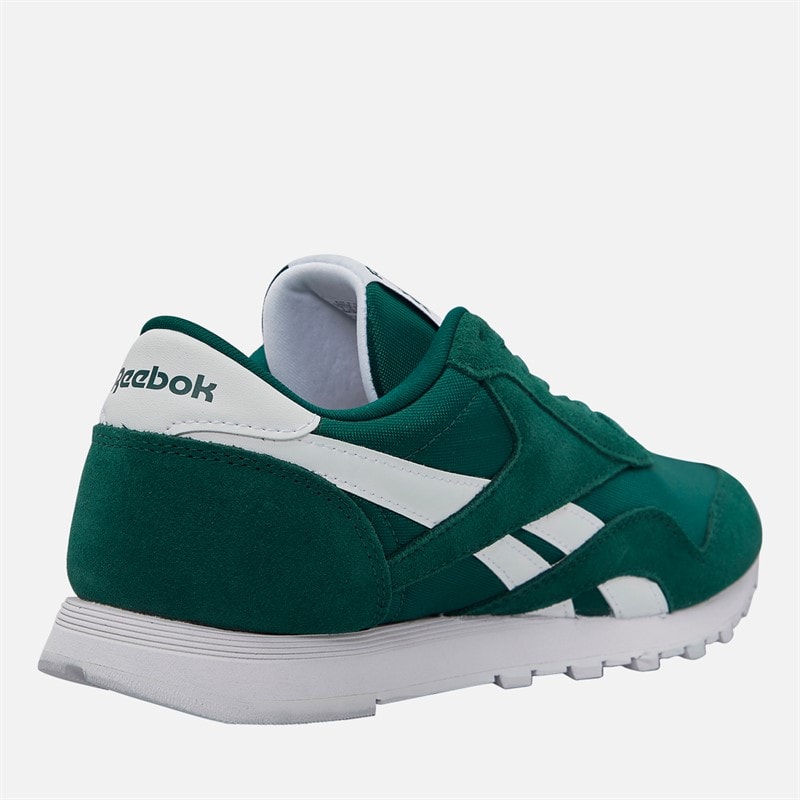 Reebok Junior Classic Nylon Trainers Metal Green/White/Metal Green Metalgreen/White/Metal Green - Image 5