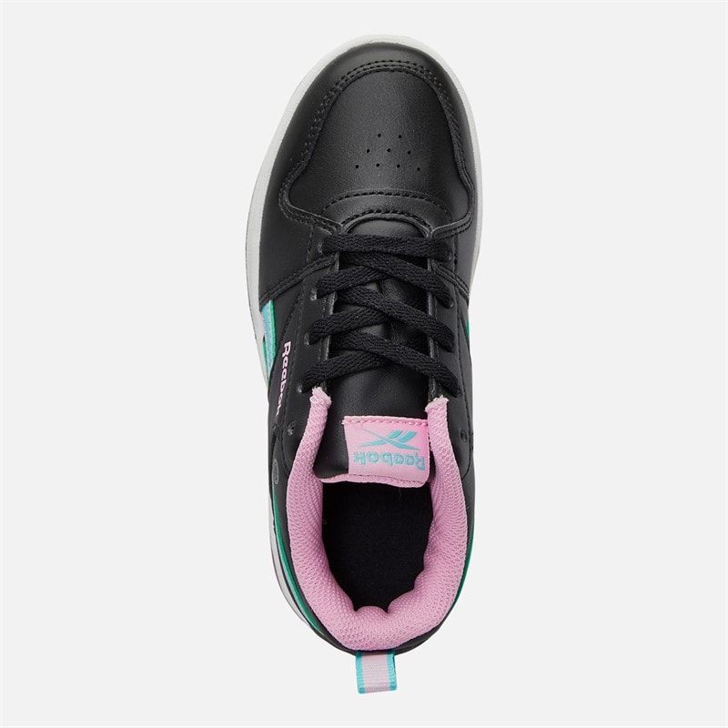 Reebok Girls Royal Prime Step N Flash Trainers Black/Astro Rose/Aqua - Image 4