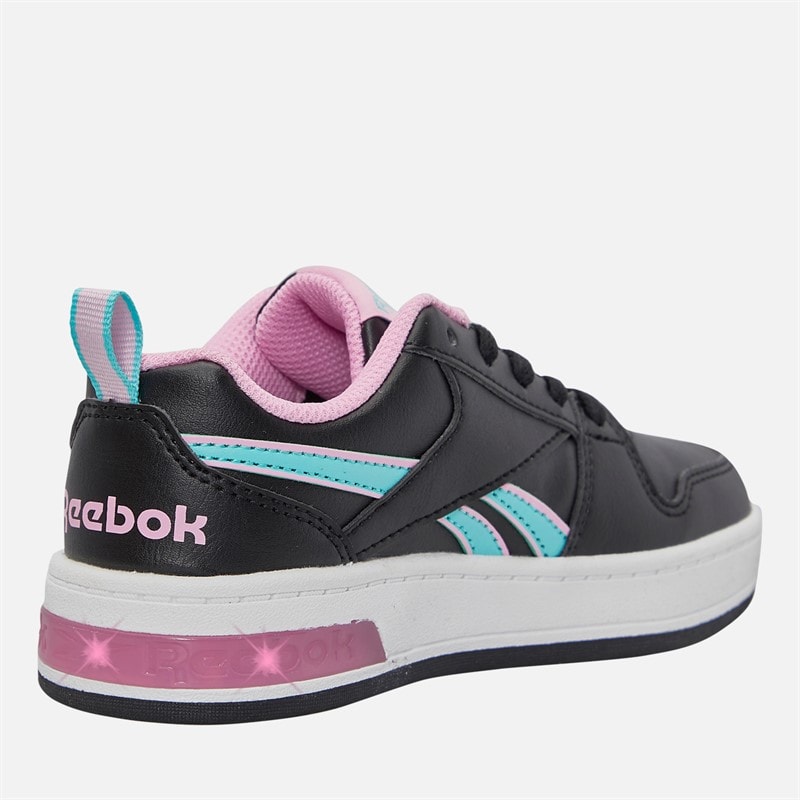 Reebok Girls Royal Prime Step N Flash Trainers Black/Astro Rose/Aqua - Image 5
