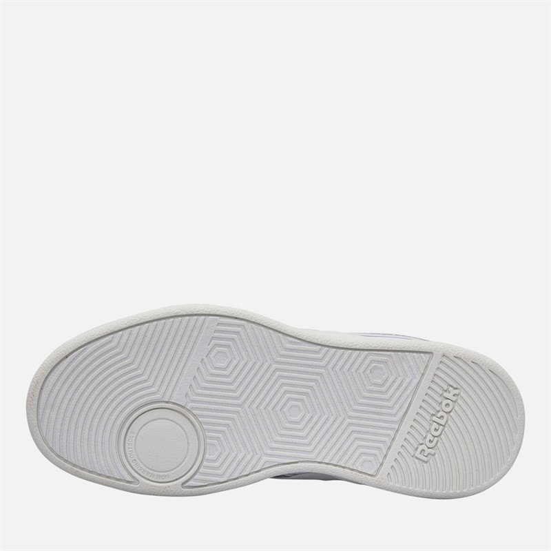 Reebok Junior Girls Court Advance Trainers White/White/Silver Metallic - Image 2