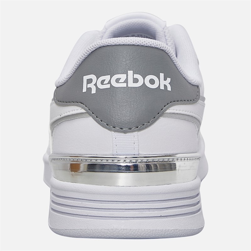 Reebok Womens Court Advance Trainers White/Grey/Chrome - Image 3