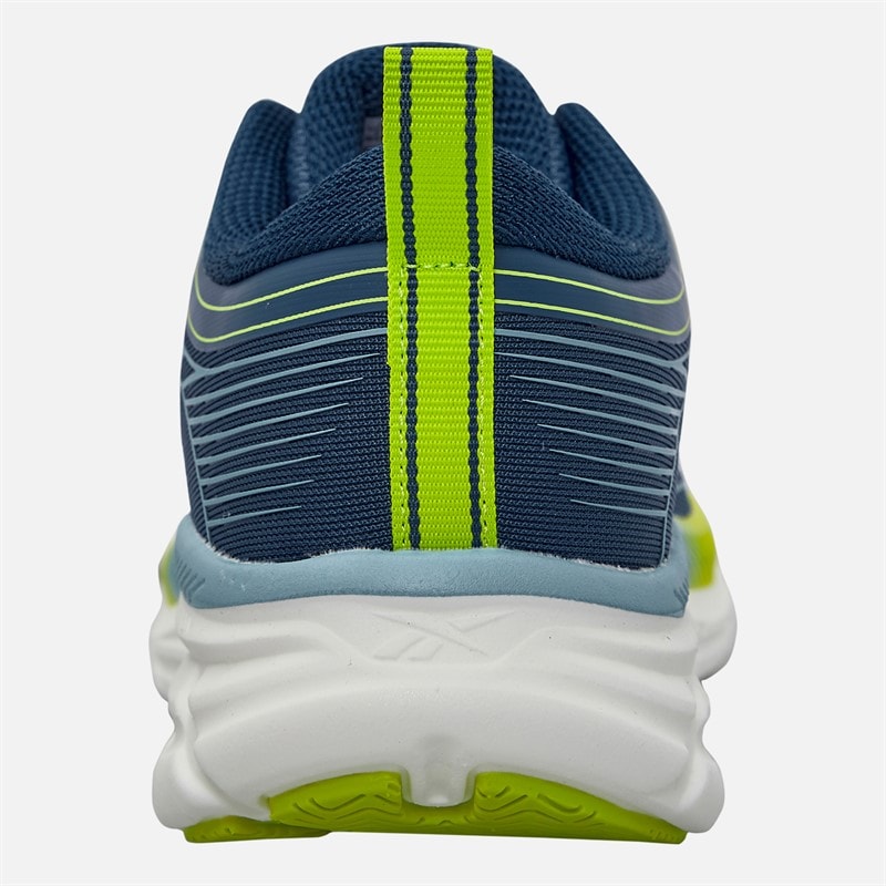 Reebok Junior Road Strider Neutral Running Shoes Athletic Blue/Warped Blue/Acid Yellow - Image 3