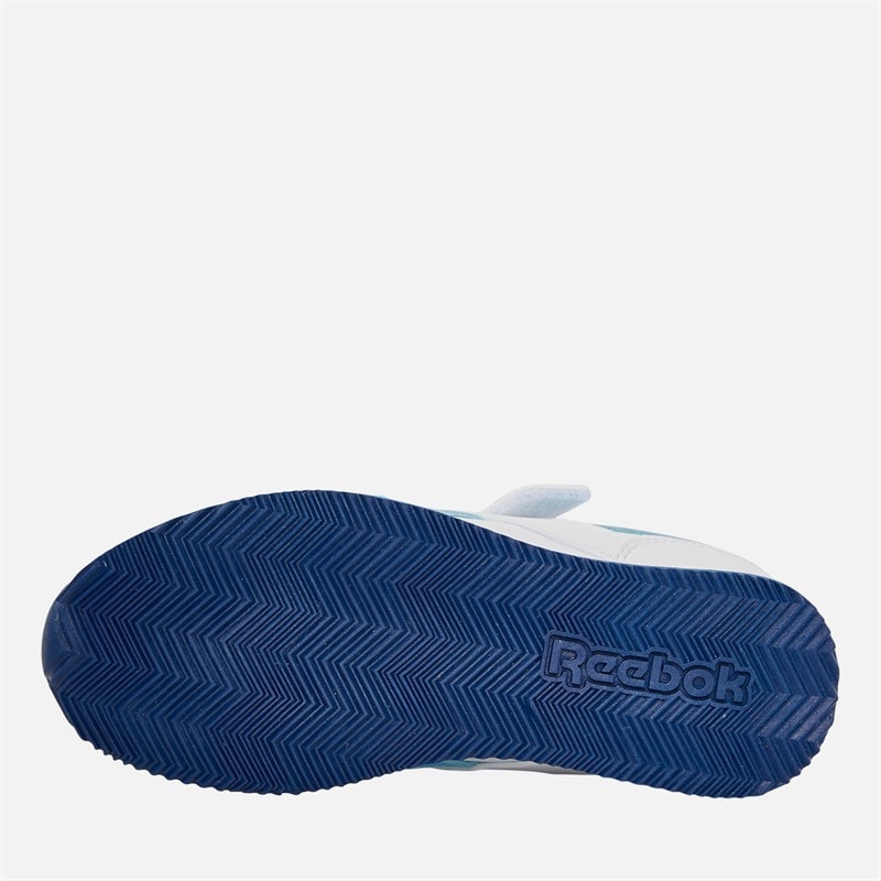 Reebok Boys Royal Jog 3.0 Elastic And Top Strap Trainers White/Digital - Image 2