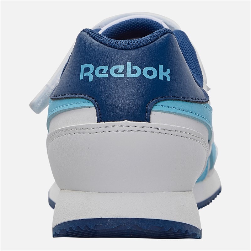 Reebok Boys Royal Jog 3.0 Elastic And Top Strap Trainers White/Digital - Image 3