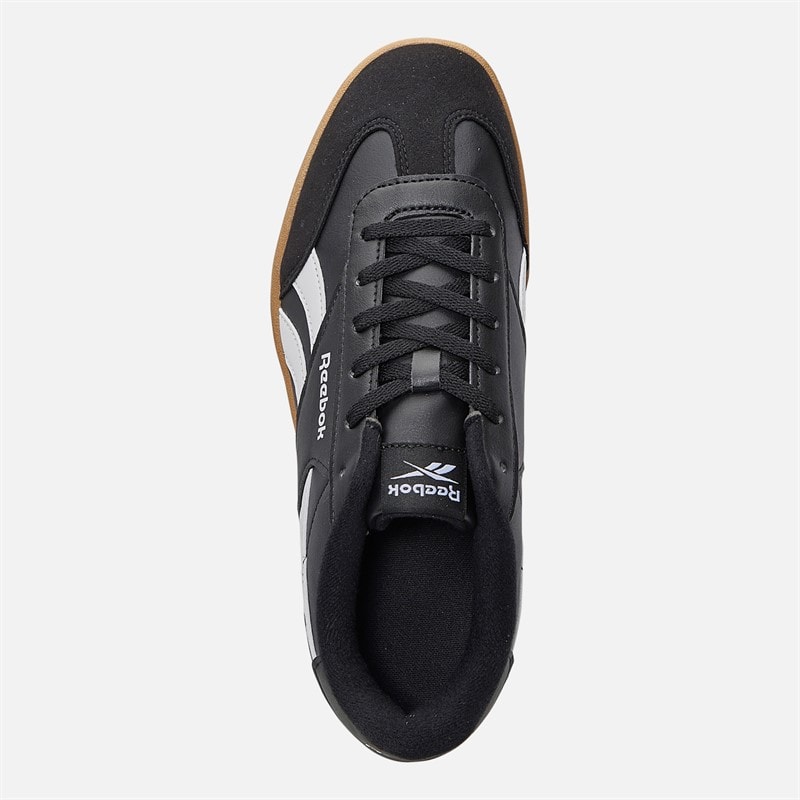 Reebok Junior Smash Edge Trainers Black/White/Gum - Image 4