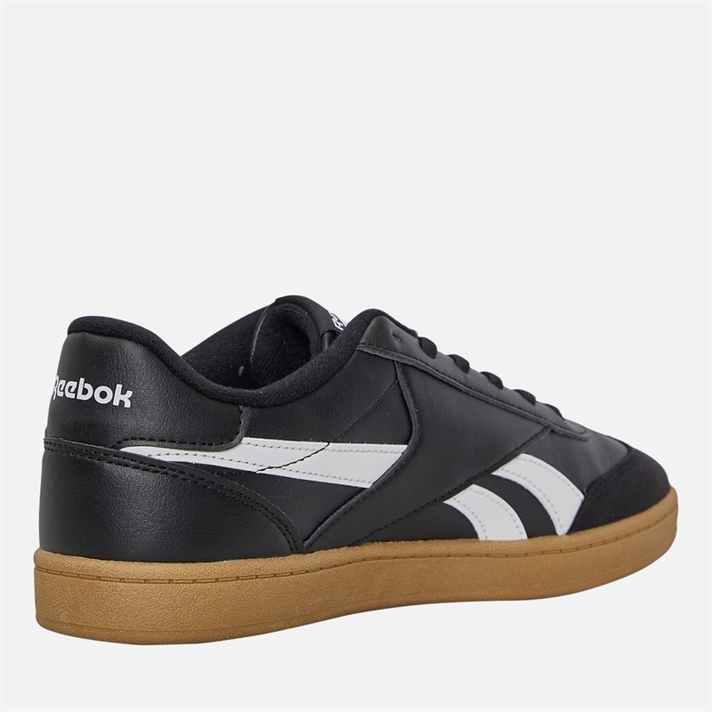 Reebok Junior Smash Edge Trainers Black/White/Gum - Image 5