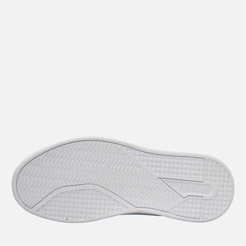 Reebok Girls Royal Prime 2.0 Two Strap Hook And Loop Trainers White/White/Glitch Aqua - Image 2