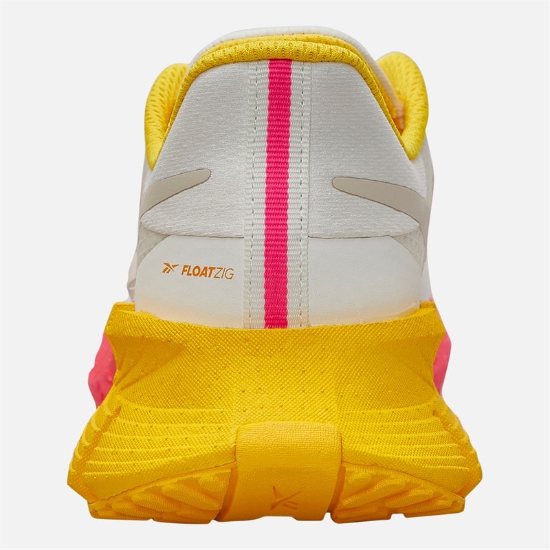 Reebok Womens FloatZig 1 Neutral Running Shoes Chalk/Sand/Atomic Pink - Image 3