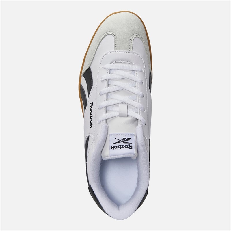 Reebok Junior Smash Edge Trainers White/Black/Gum - Image 4