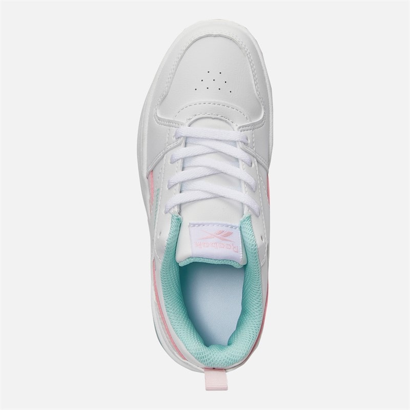 Reebok Girls Royal Prime Step N Flash Trainers White/Frosted Berry/Glitch Aqua - Image 4