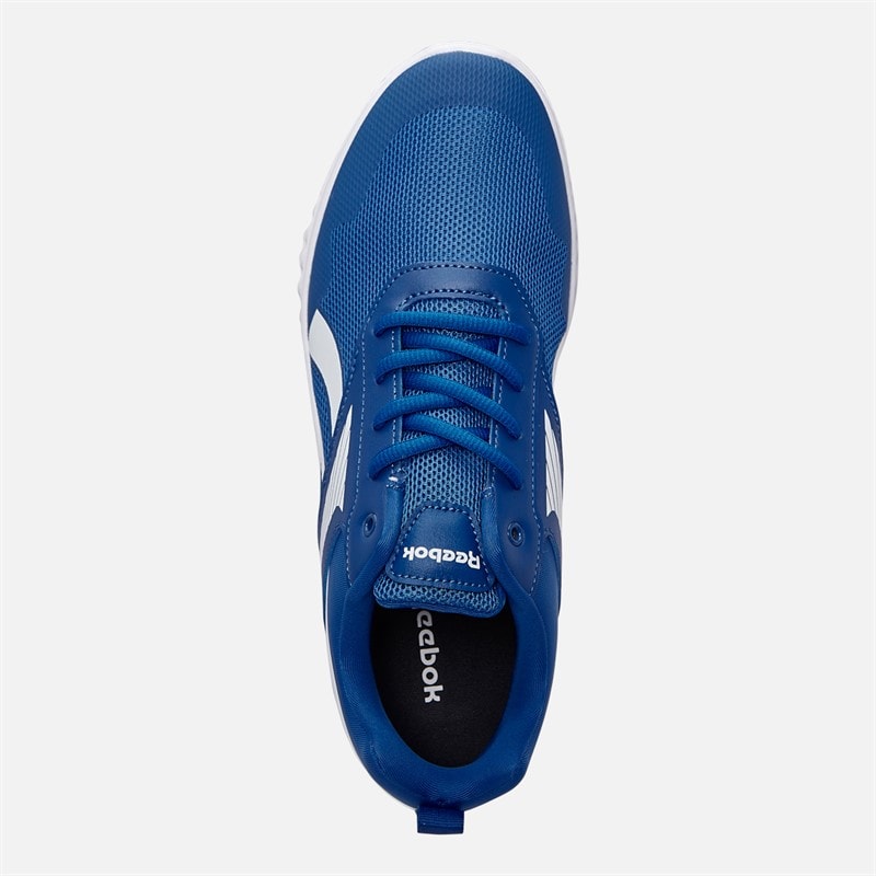 Reebok Junior Rush Runner 5 Neutral Running Shoes Vector Blue/Vector Blue/White - Image 4