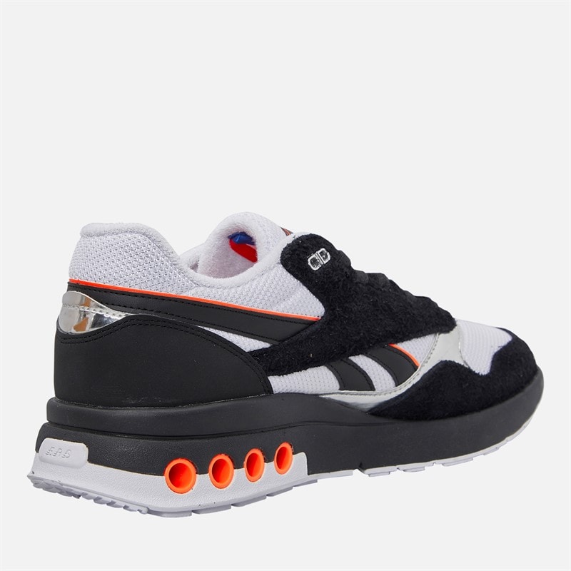 Reebok ERS World Trainers Black/White/Chrome - Image 5