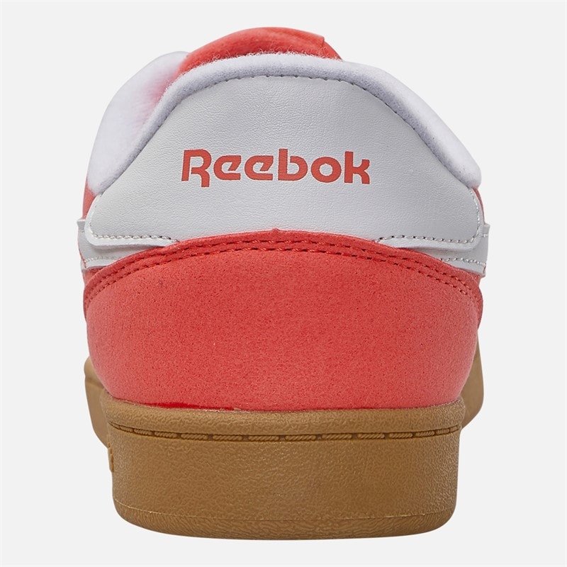 Reebok Junior Smash Edge Trainers Sunset Coral/Electric Amber/Gum - Image 3