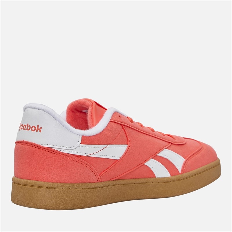 Reebok Junior Smash Edge Trainers Sunset Coral/Electric Amber/Gum - Image 5