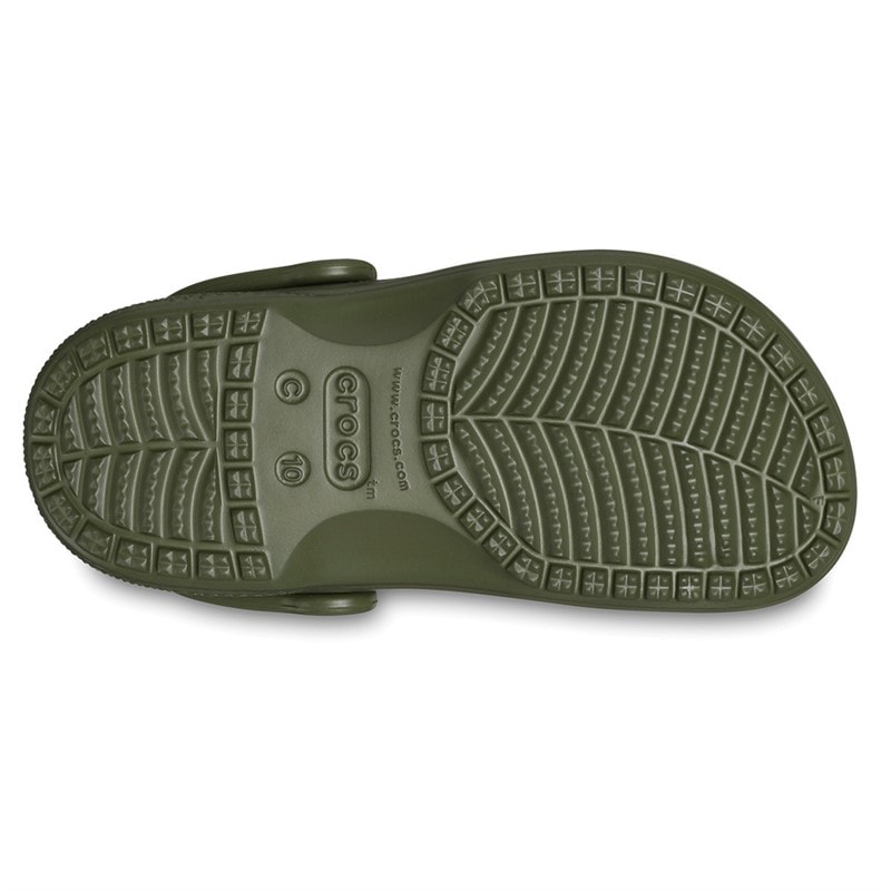 Crocs Kids Baya Clogs Army Green - Image 2