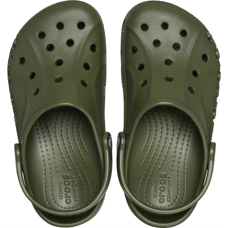Crocs Kids Baya Clogs Army Green - Image 5