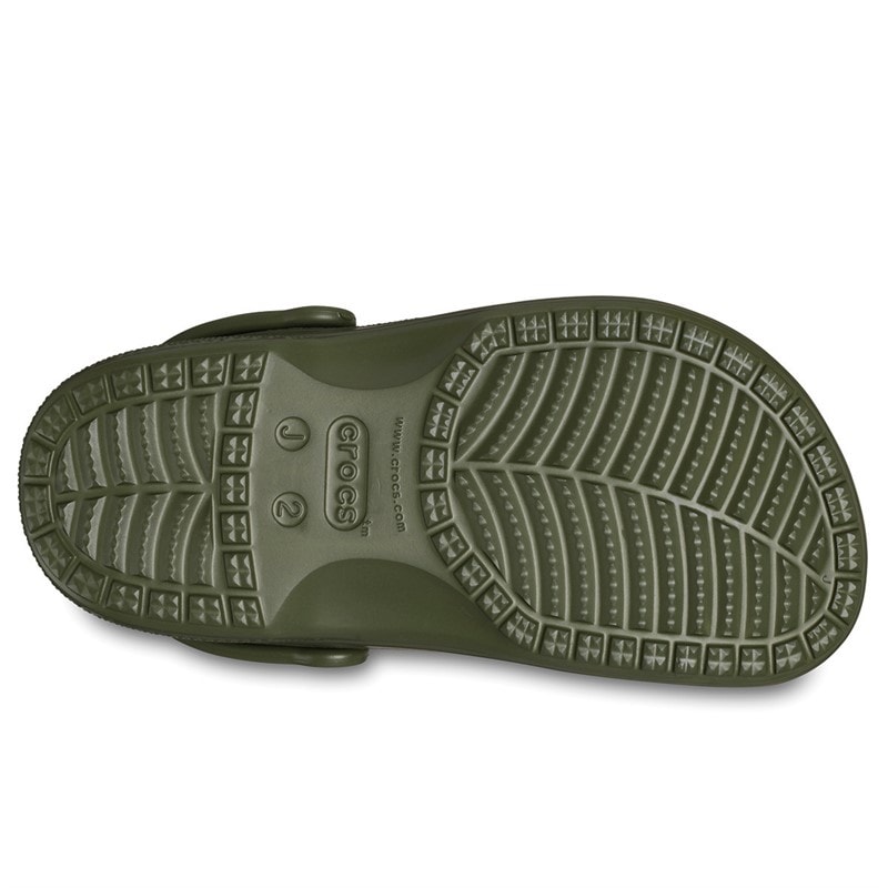 Crocs Junior Baya Clogs Army Green - Image 2