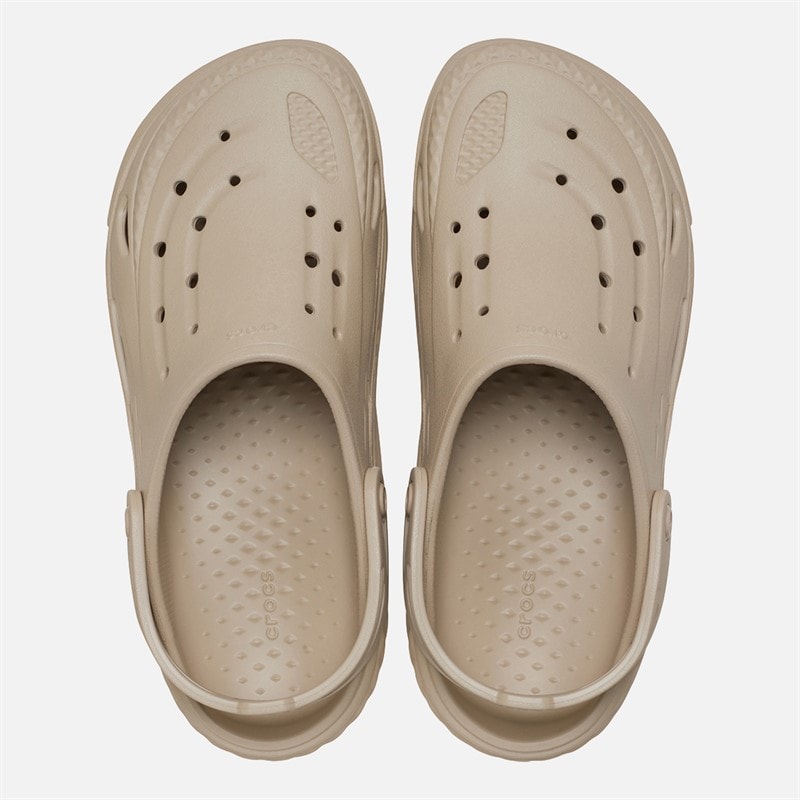 Crocs Mens Off Grid Clogs Cobblestone - Image 4