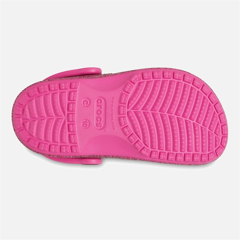 Crocs Girls Baya Glitter Clogs Glam Glitter - Image 2